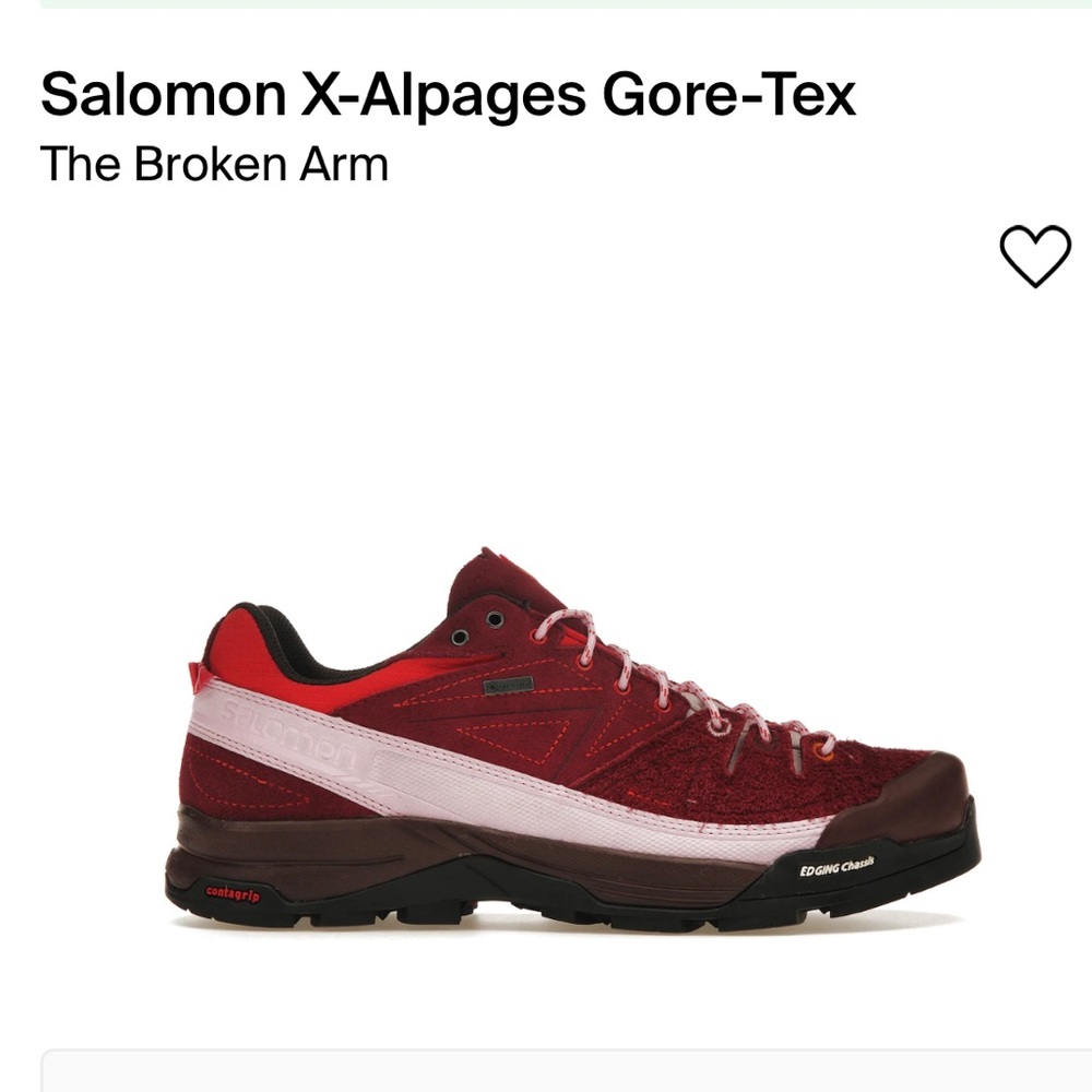 SALOMON X X-ALPAGES GORE-TEX THE BROKEN ARM SNEAKER